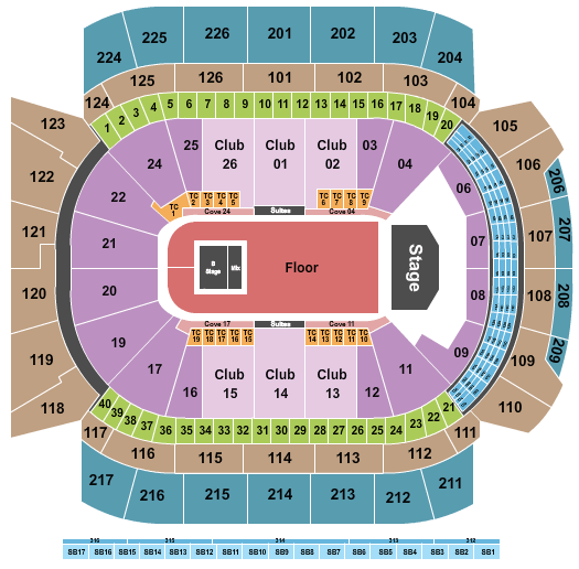 Climate Pledge Arena Tyler, The Creator Seating Chart